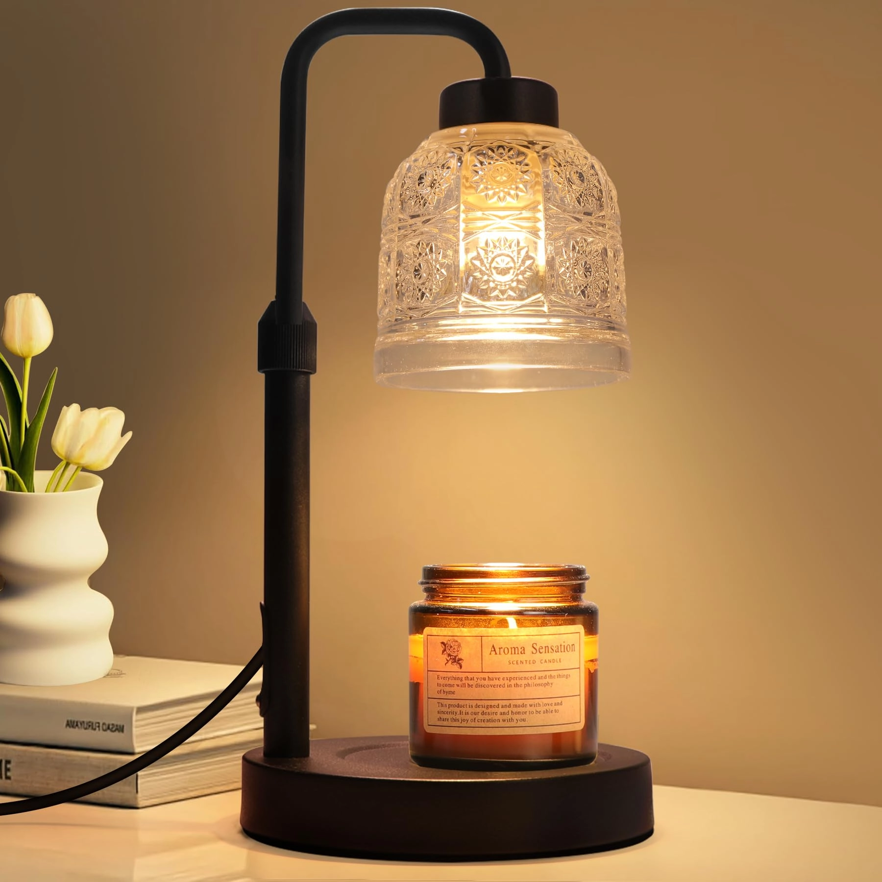yohonk Candle Warmer Lamp - Timer Dimmable Adjustable