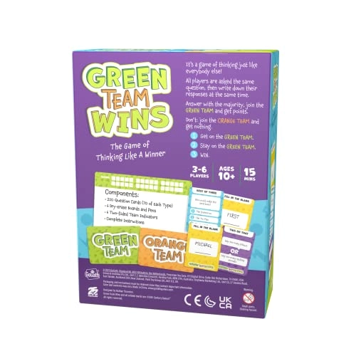 Green Team Wins: The Game of Thinking Like a Winner