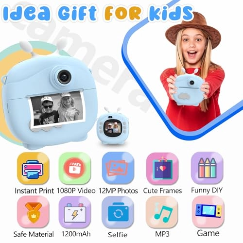 Instant Print Camera - 32GB 1080p