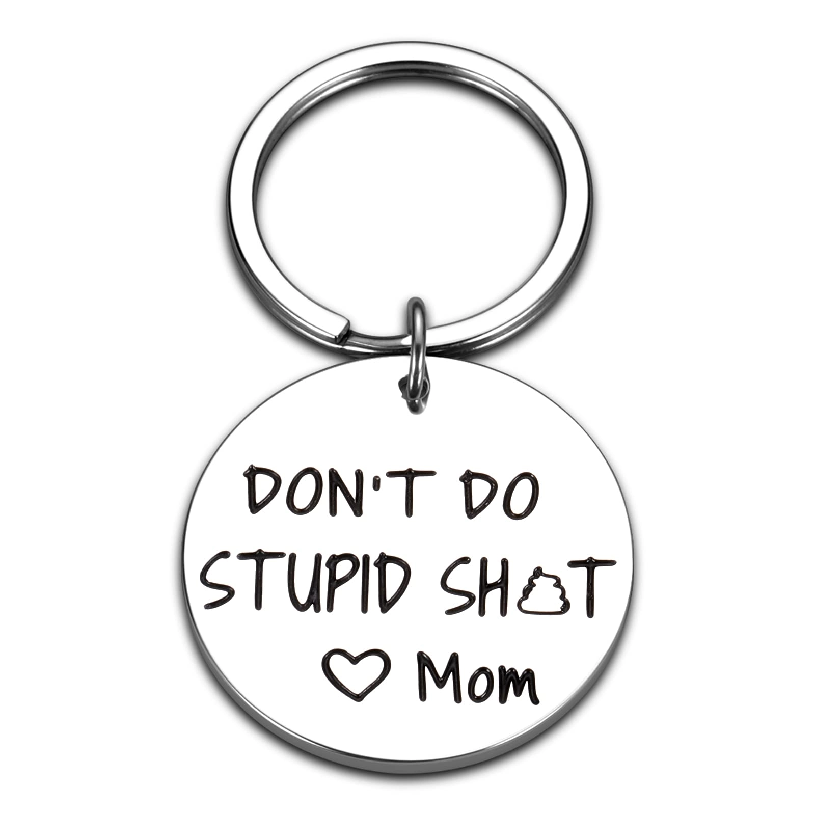 AMBREGRISSUN Funny Keychain - Humor-Mother-Teenager