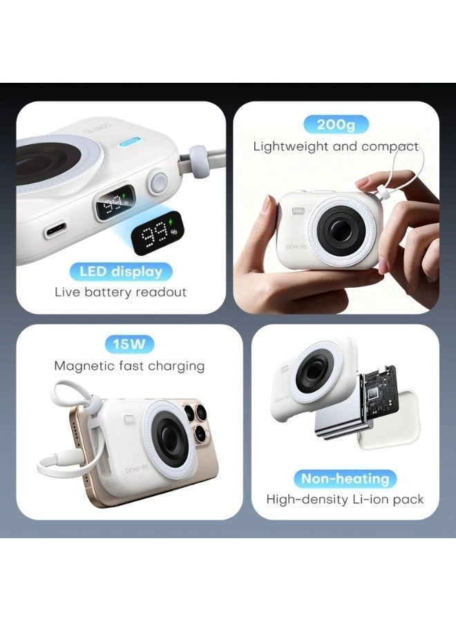 2-in-1 Magnetic Battery Pack - 10000mAh 22.5W