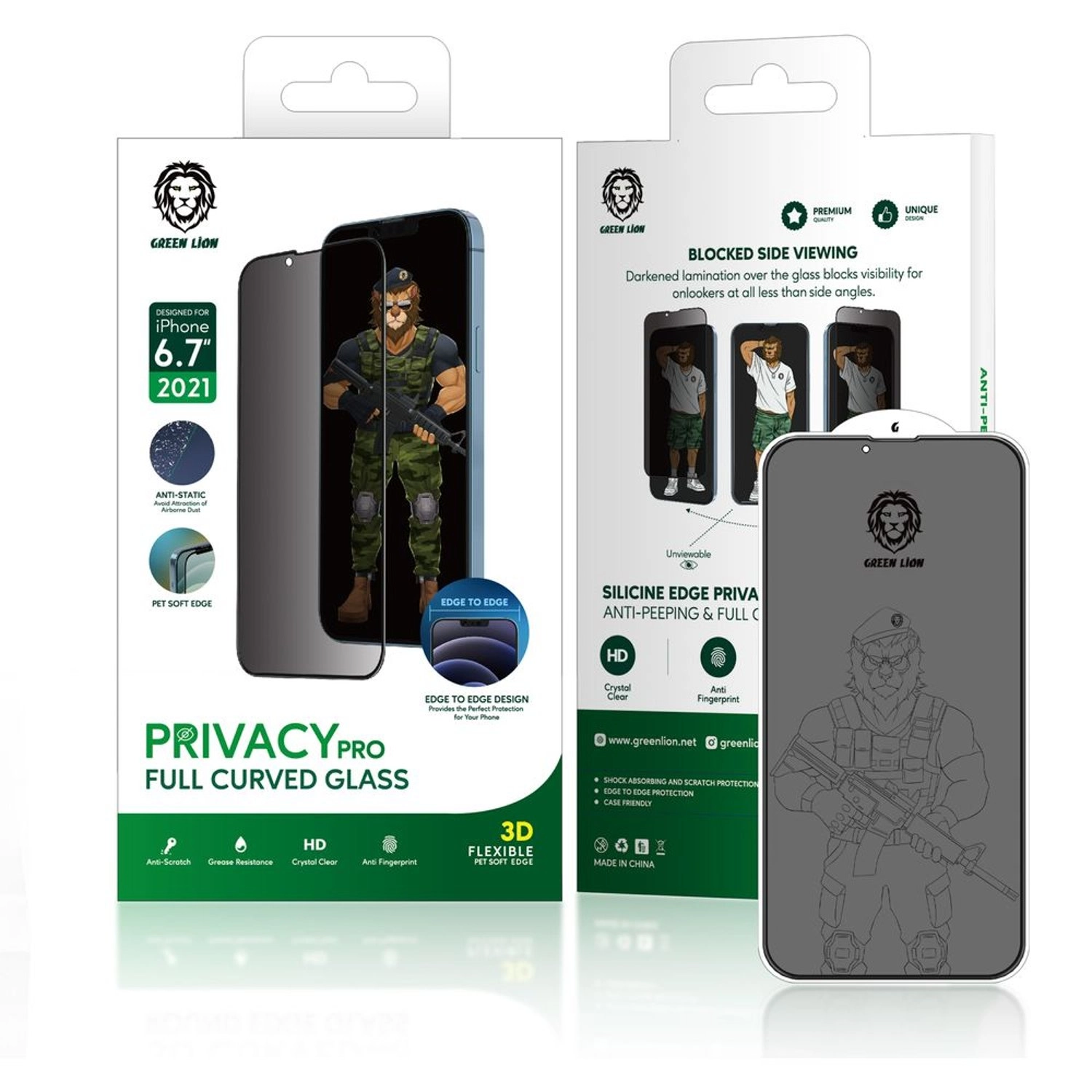 Clear Glass Screen Protector for iPhone 13 Pro/13