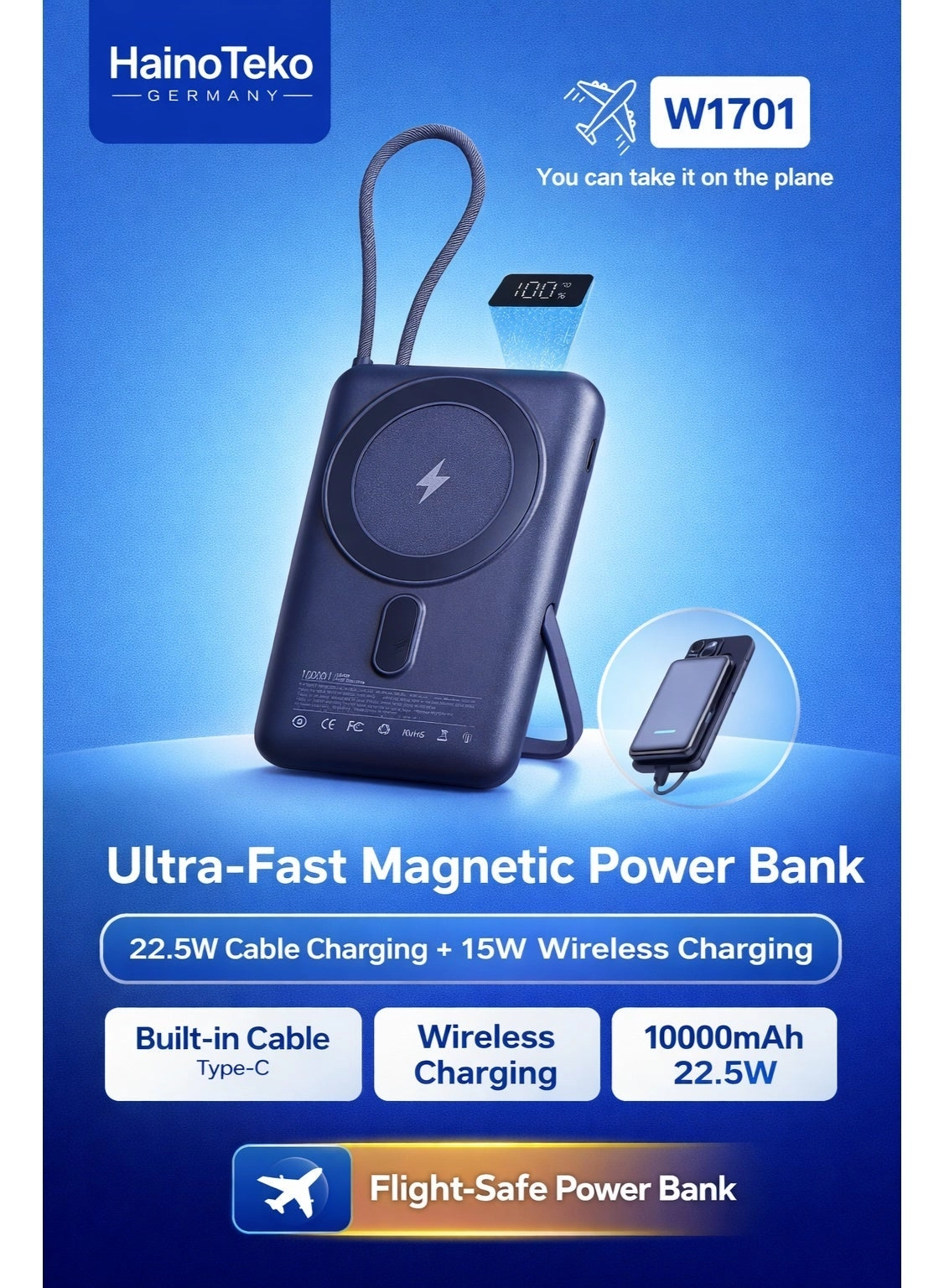 W1701 - 10000mAh 22.5W