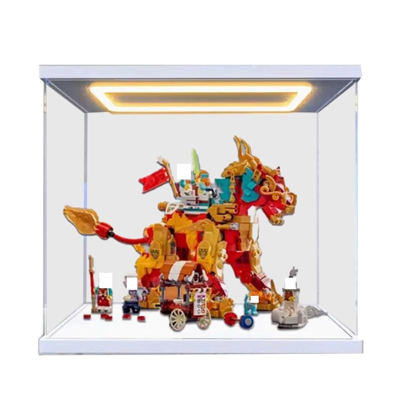 Clear Acrylic Display Case (80066) - 30x15x25cm Background+top Light