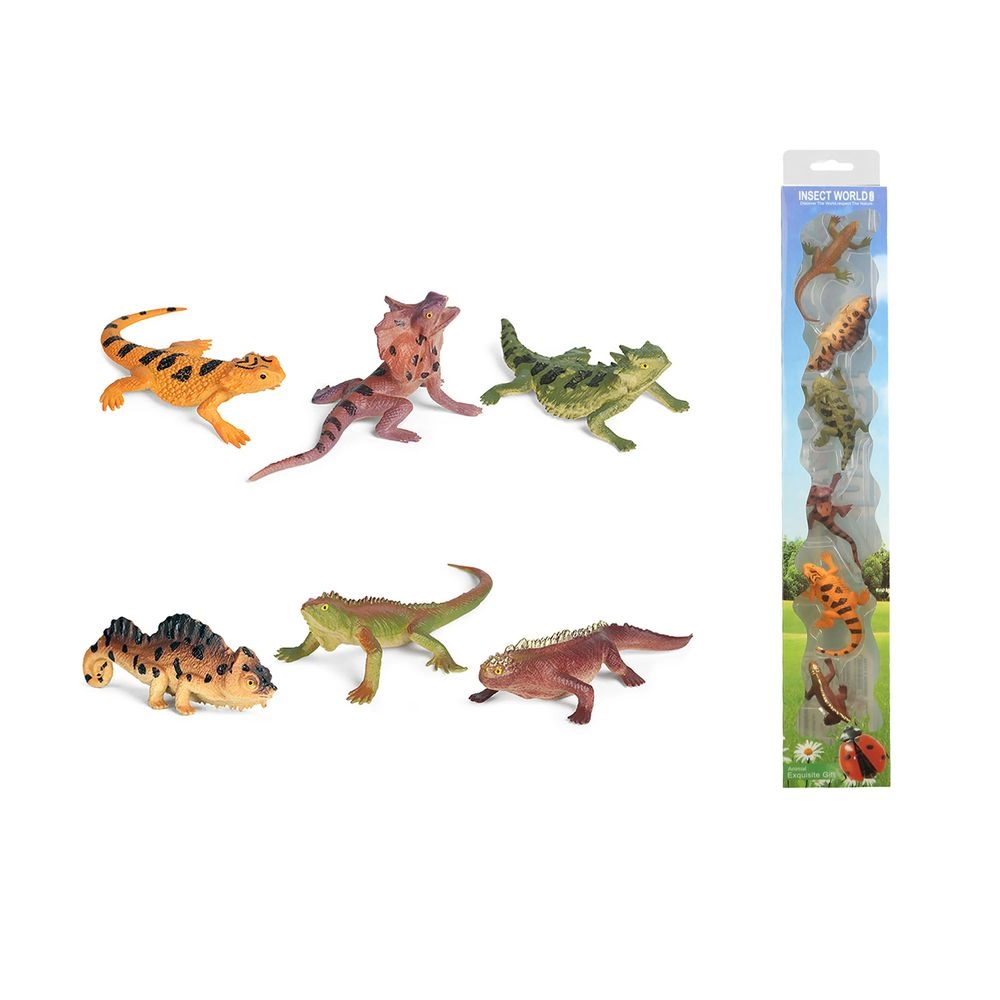 Cold Blooded Animal Toy Reptiles Set (34212842-KZ956_010F) 6 pcs
