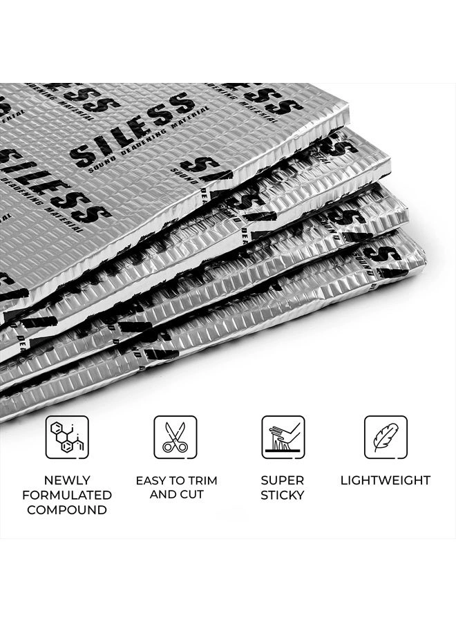 Car Sound Deadening mat - 80 mil (2mm) 36 sqft