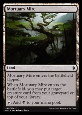 Wizards of the Coast Magic The Gathering Mortuary Mire 240/274 - Battle for Zendikar