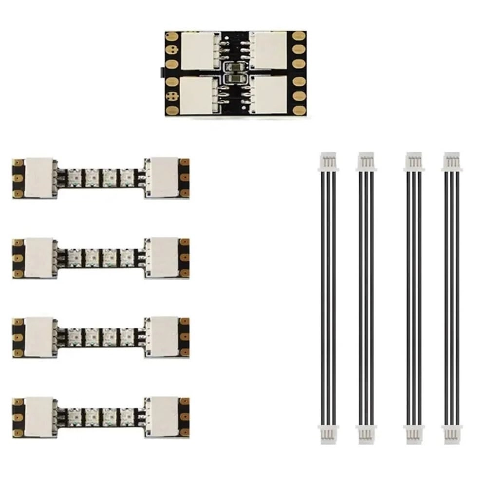 12 LED Lamp Beads - 4 Pieces 38mm/25mm
