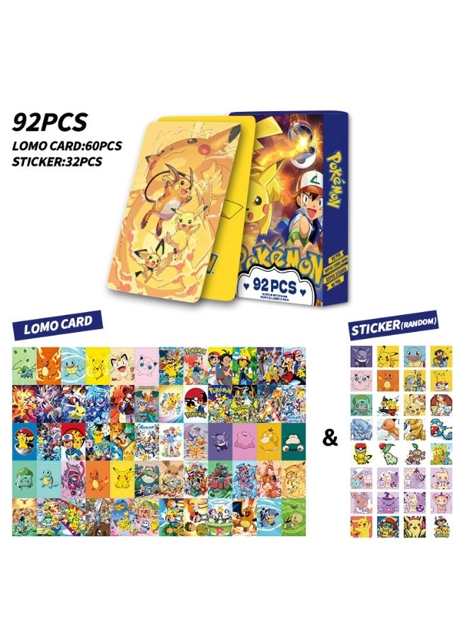 Pikachu LOMO Cards Set - 92pcs
