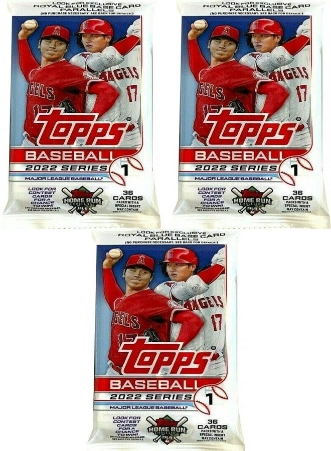 Topps Baseball Series 1 Fat Packs - 3pcs