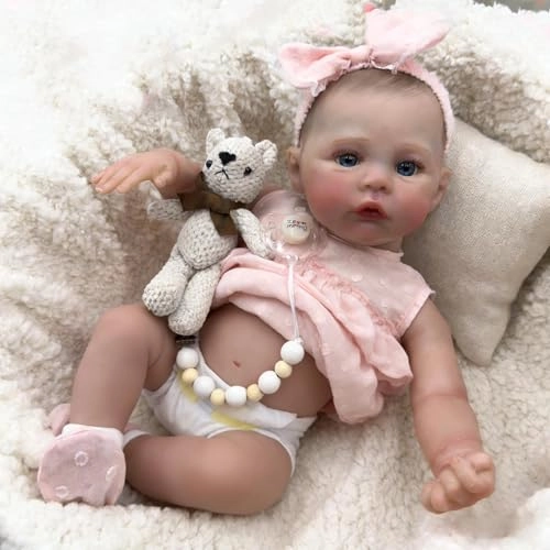 Meadow Reborn Baby Doll - 19 inch Vinyl Girl Ages 3+