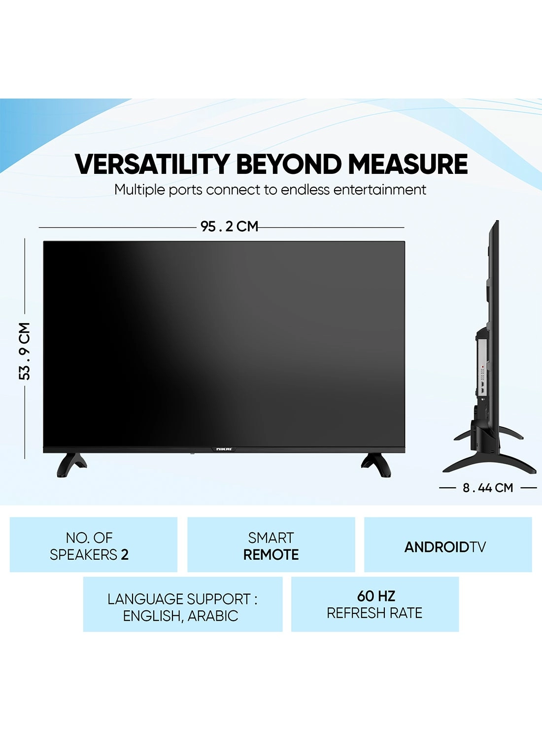 NRF310FSS - Double Door + NWM701FN9 - 7KG Front Load + NTV4300SLED - 42 Inch Smart LED