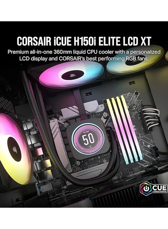 iCUE H150i Elite LCD XT - Three AF120