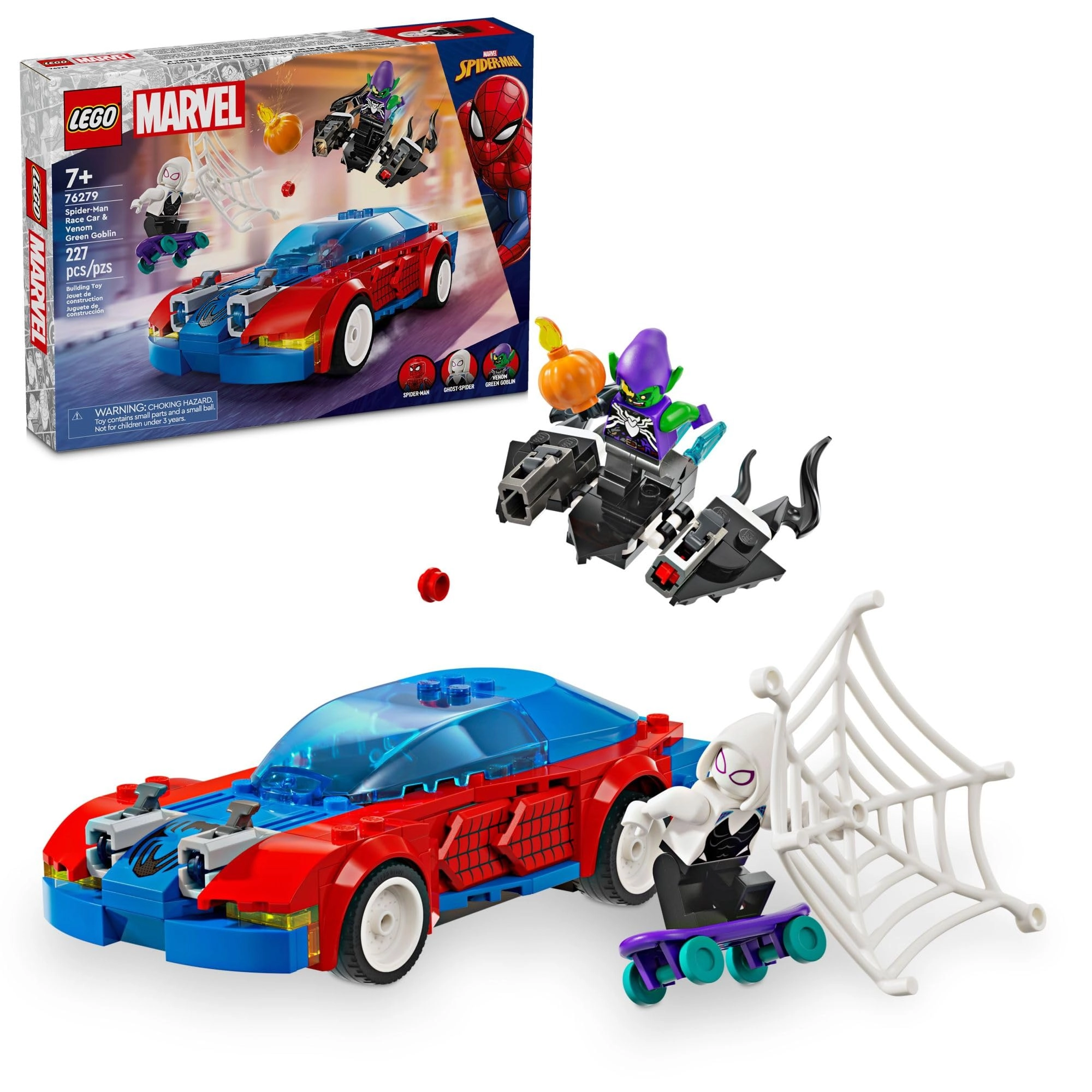 Marvel Spider-Man Race Car & Venom Green Goblin (76279) - Super Heroes
