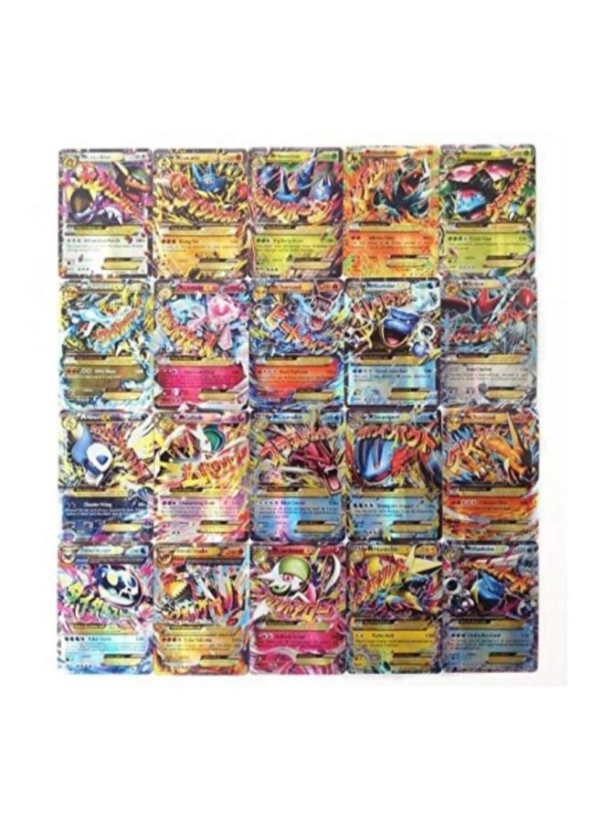 Pokemon Ex Gx Trading Card Game - English 100pcs