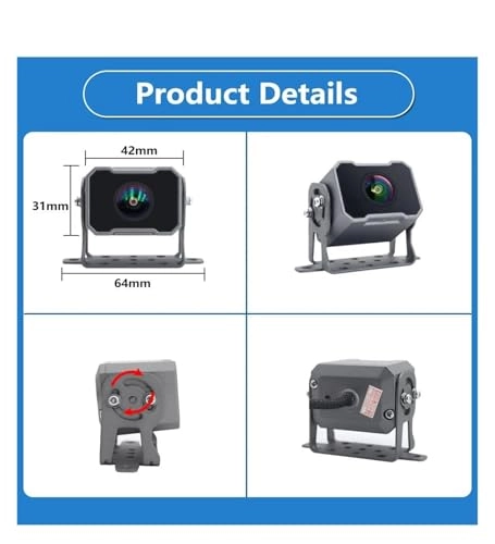 Reversing Rear Camera - Night Vision Wire 1080P