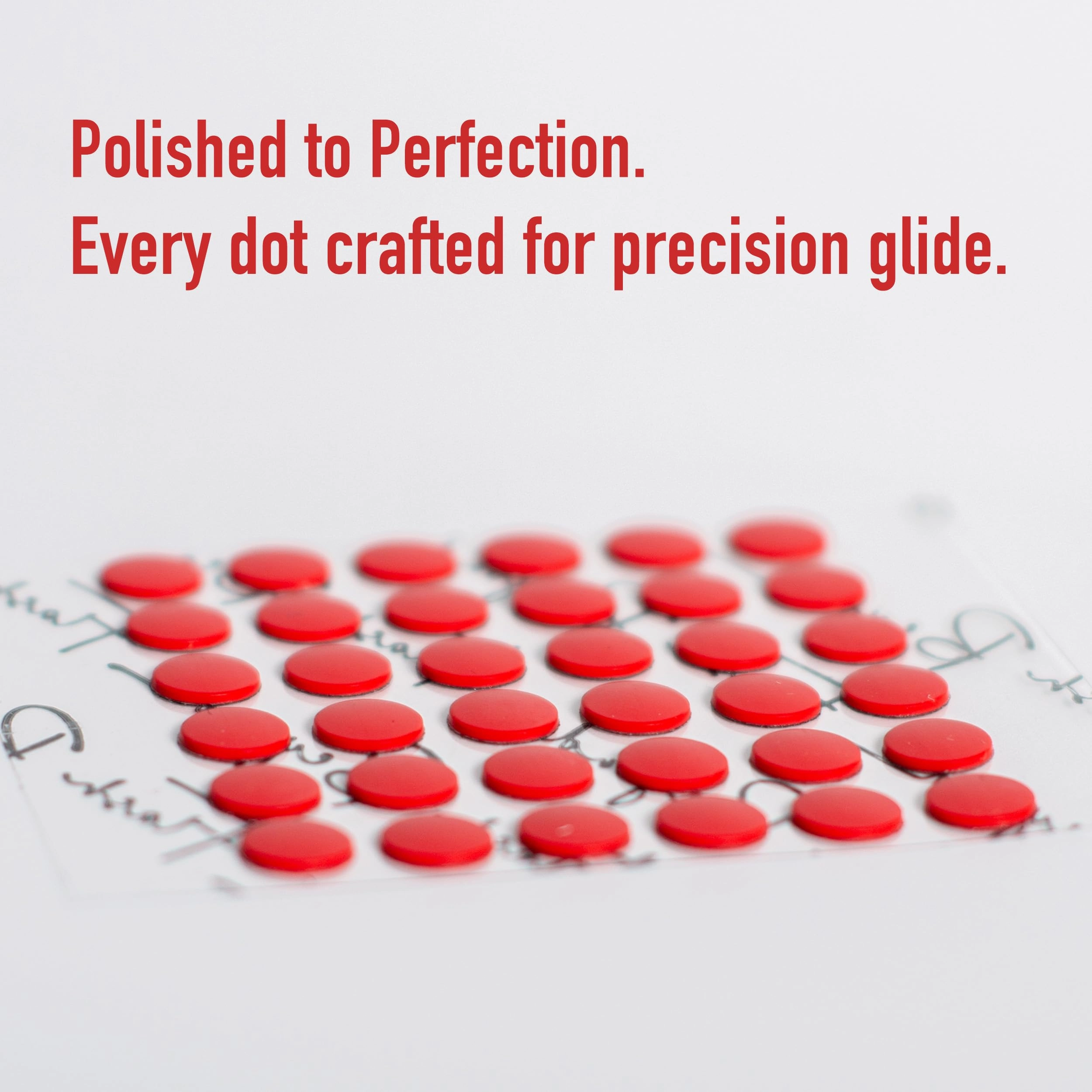 60 Dot Mouse Skates - PTFE Crimson Red