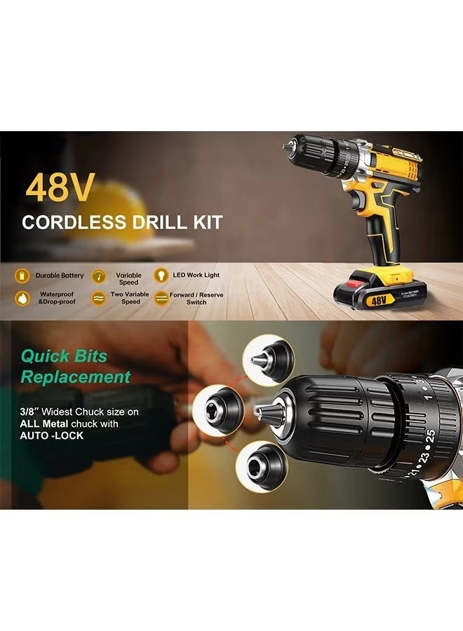 Cordless Drill - 1.5 Ampere-hour