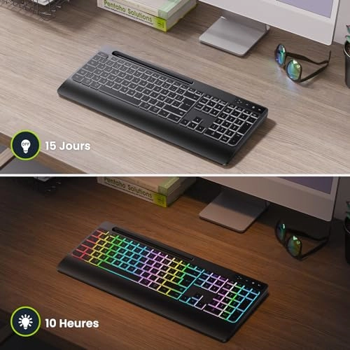 Backlight Keyboard - FR Wireless