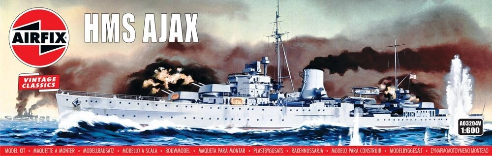 Hornby Hobbies HMS Ajax Model Kit (A03204V) - 1:600