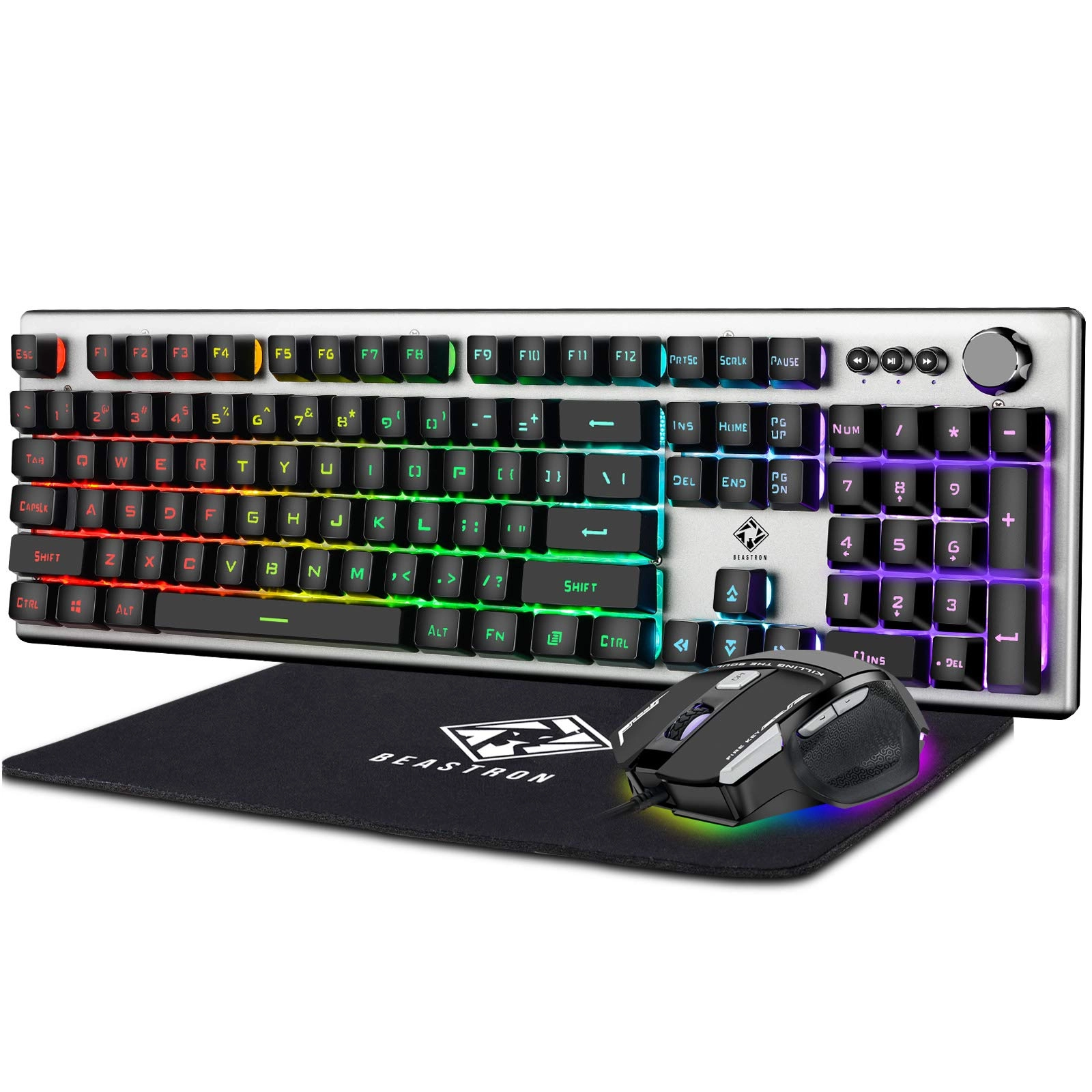 Beastron RGB Backlit Gaming Keyboard - Wired