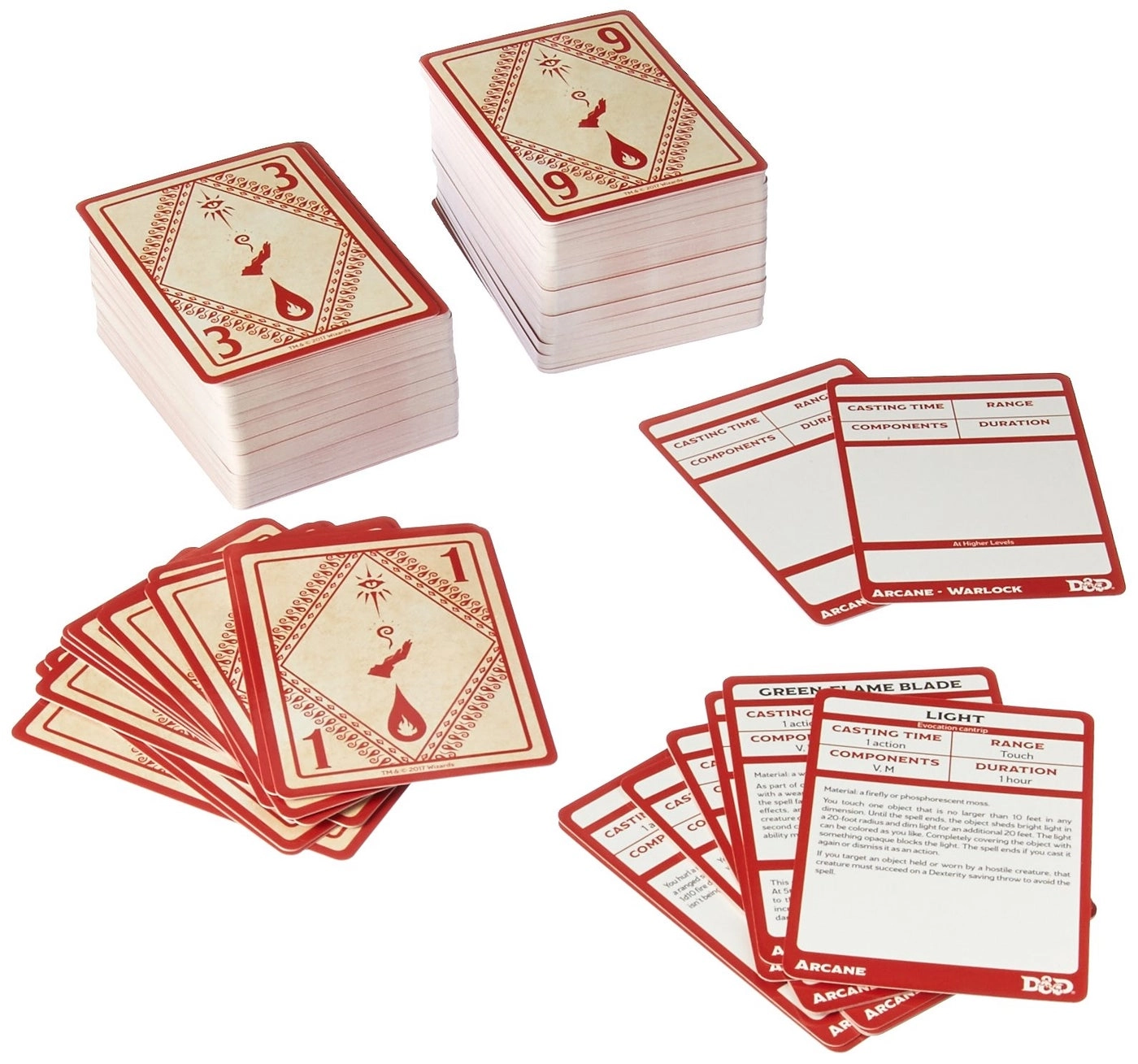 D&D RPG: Spellbook Cards - Arcane