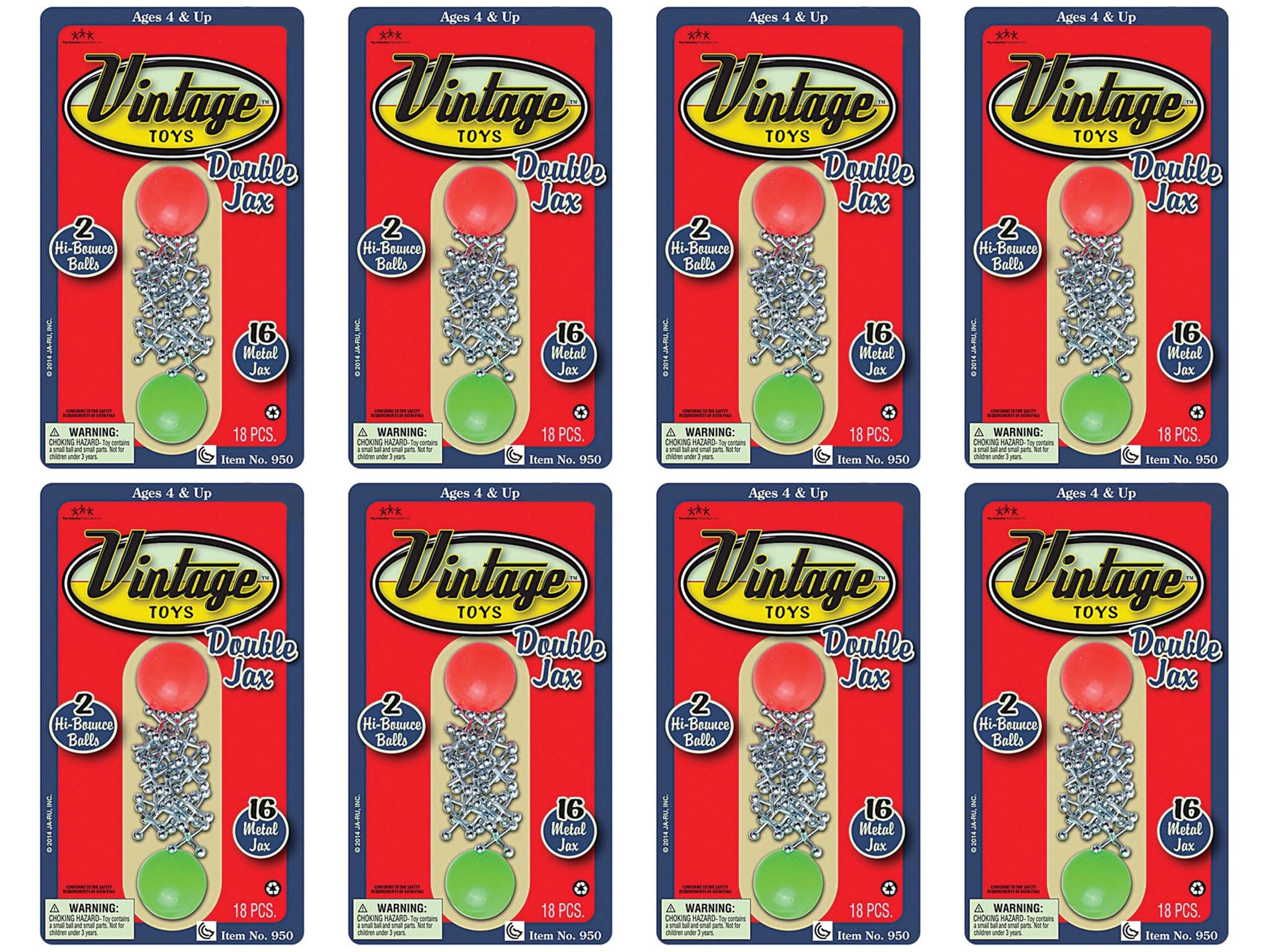 Ja-Ru Metal Jacks Game Set - Adult 8 Sets