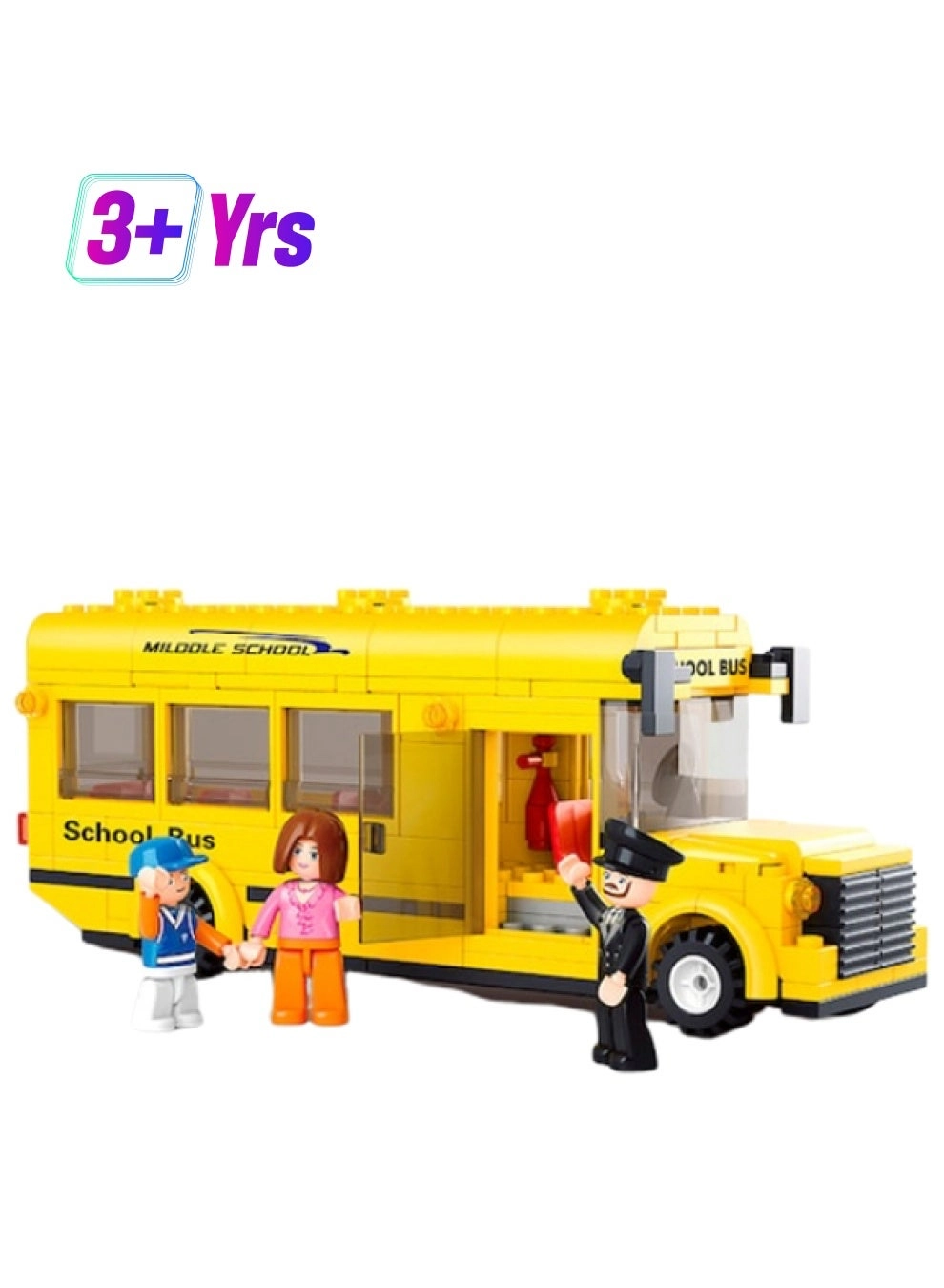 Beauenty Mini School Bus - Vehicle 219 pcs