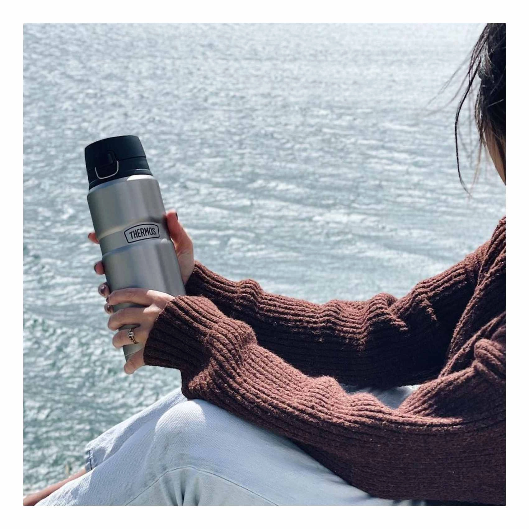 Stainless Steel Vacuum Bottle - 710ml