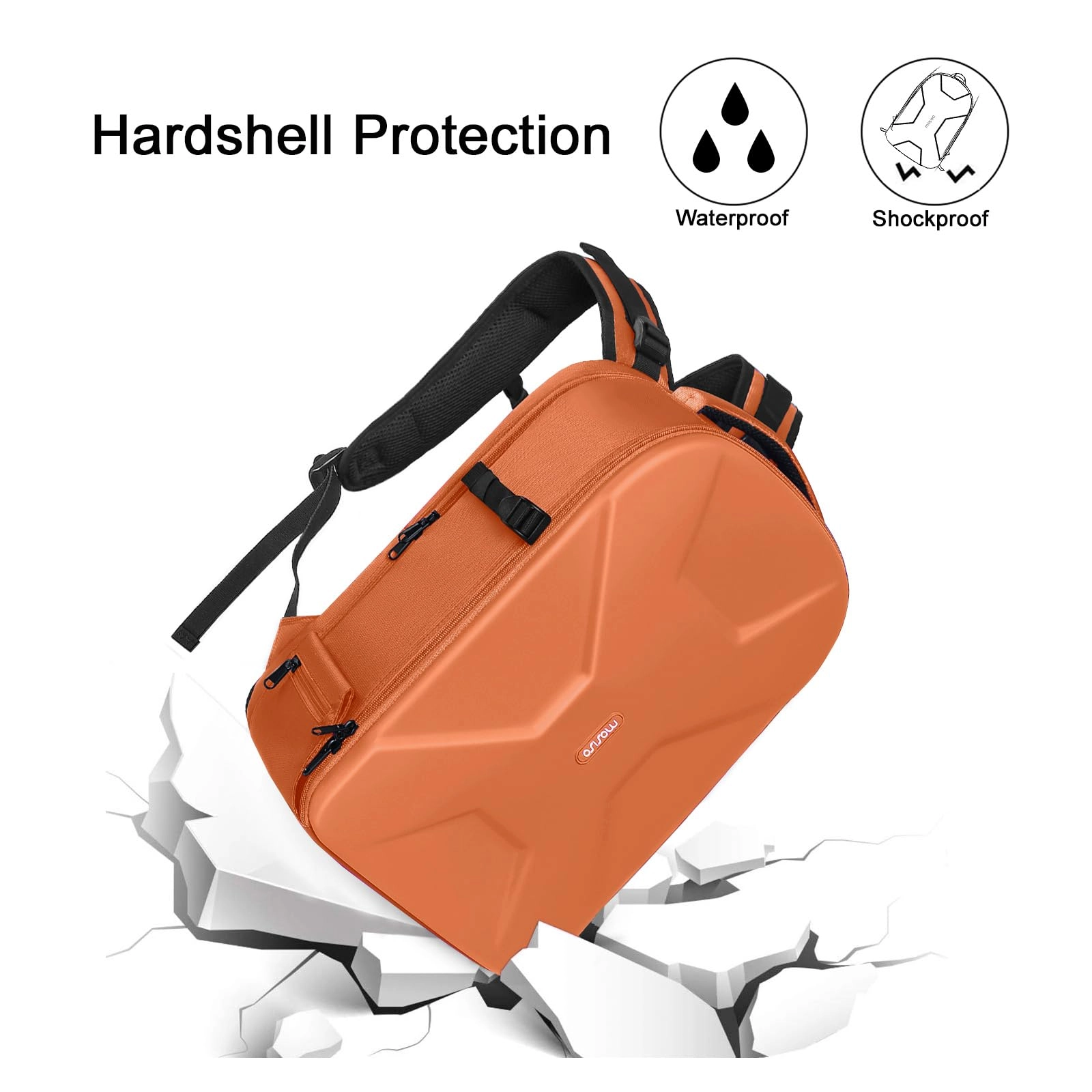 Mocamhsbg - 7.5"D x 11.8"W x 7.5"H Compatible with Canon/Nikon/Sony Hard Shell