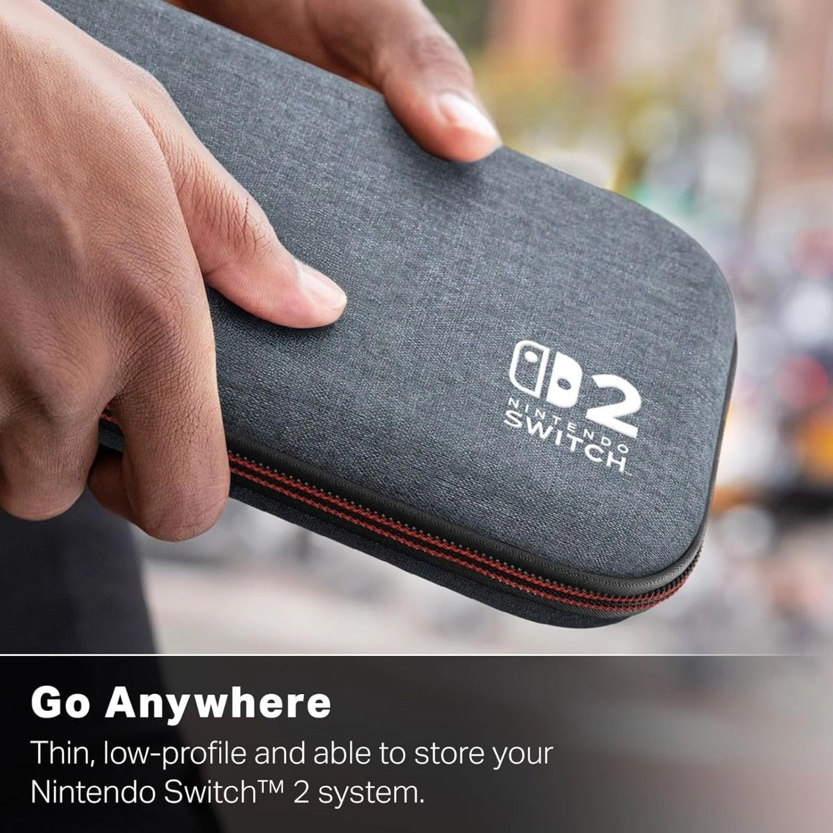 Slim Case for Nintendo Switch 2 - 10 Game Cards Play Stand