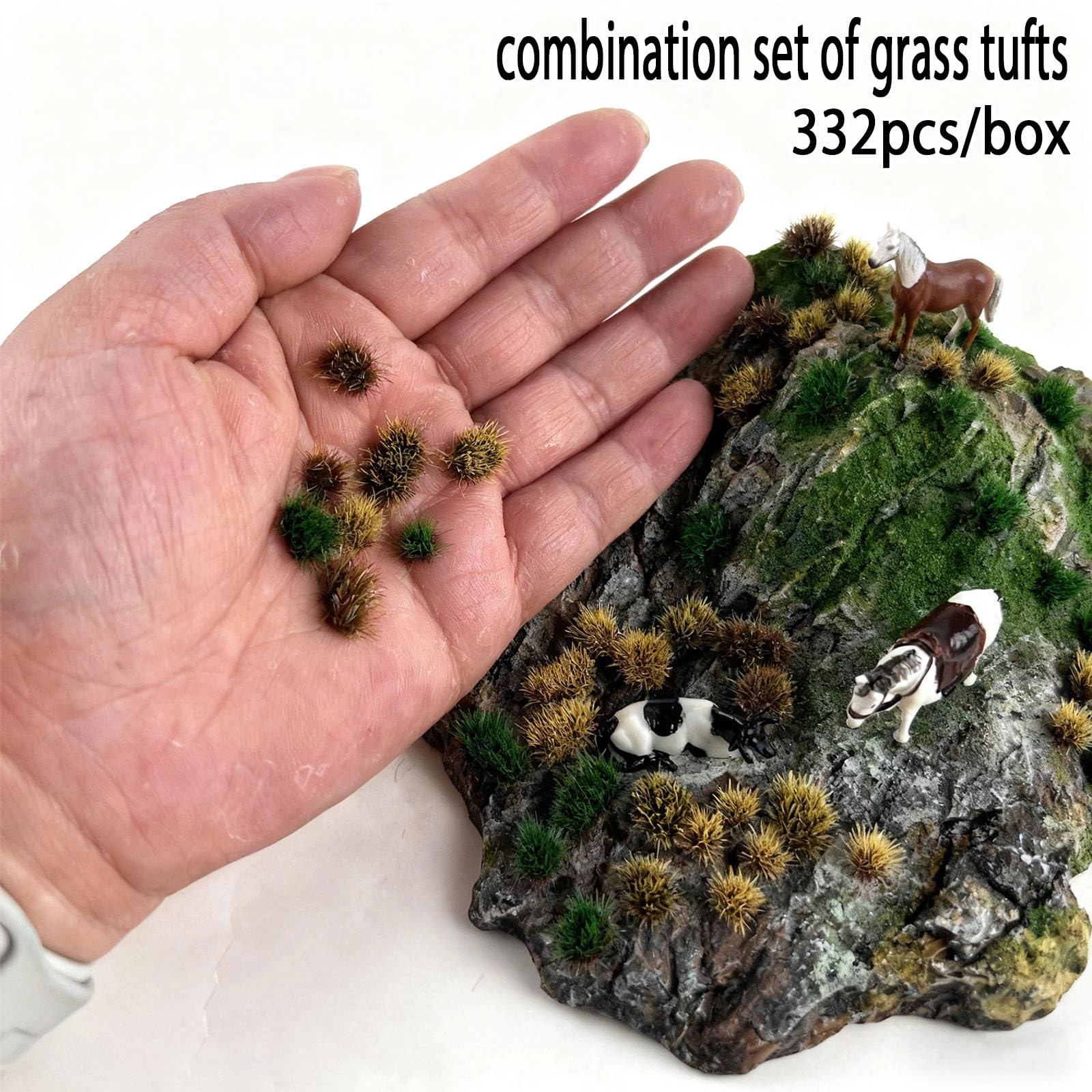 Miniature Grass Tufts - 332 pieces
