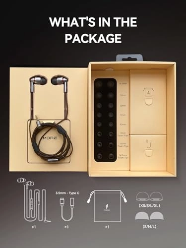 Quad Driver Wired Headphone