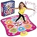 Dance Mat - Adjustable Volume 5 Levels LED Lights Builtin Music
