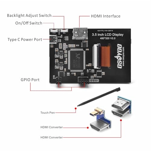 Touch Screen Monitor - 480x320 3.5 Inches