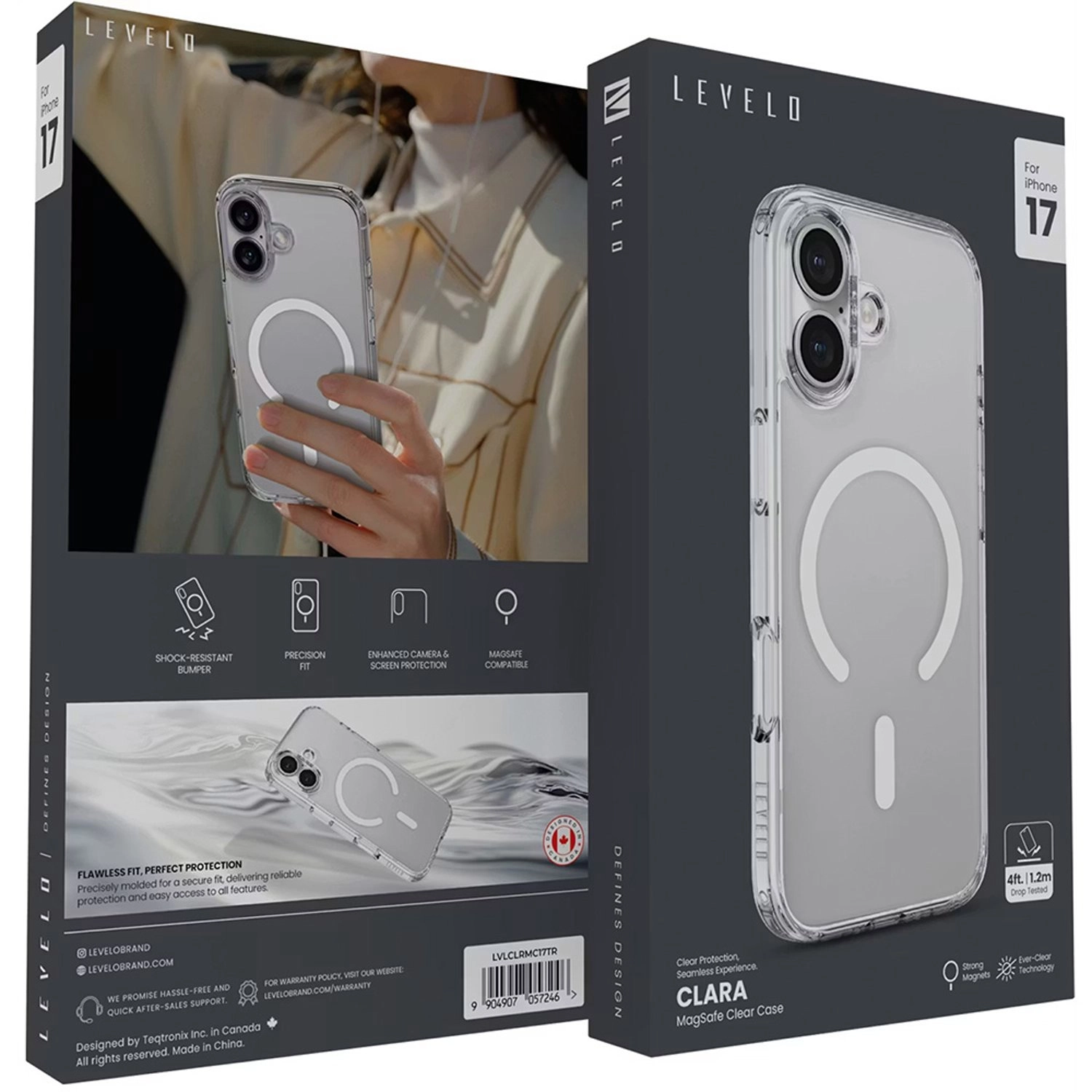 Clara Clear Case with MagSafe for iPhone 17