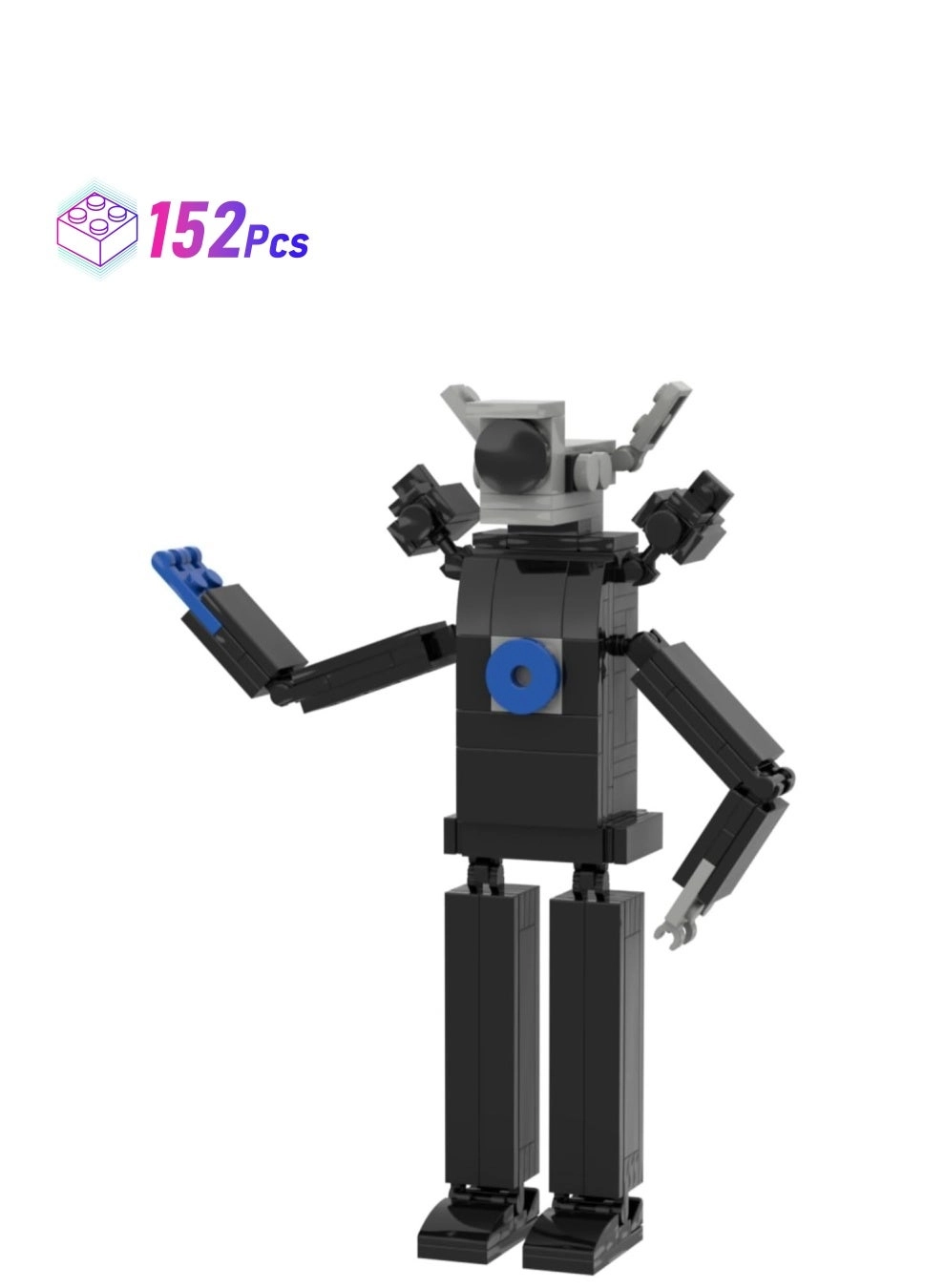 GE Skibidi Toilet Man - 152pcs