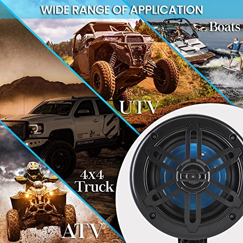 5.25” Waterproof Off-Road Speakers - 180 Watts