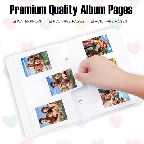 2x3" 156 Pockets Faux Leather Photo Album