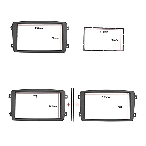 car radio frame - Double Din C CLASS W203