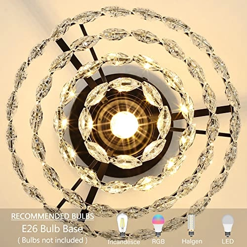 Mini Small Crystal Ceiling Lamp - Dimmable