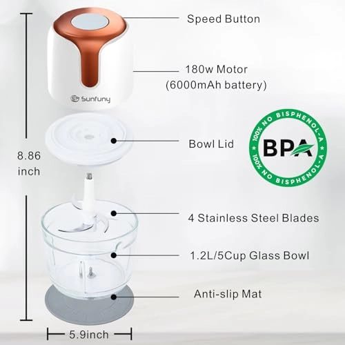 Food Processor - 1.2L 180 watts