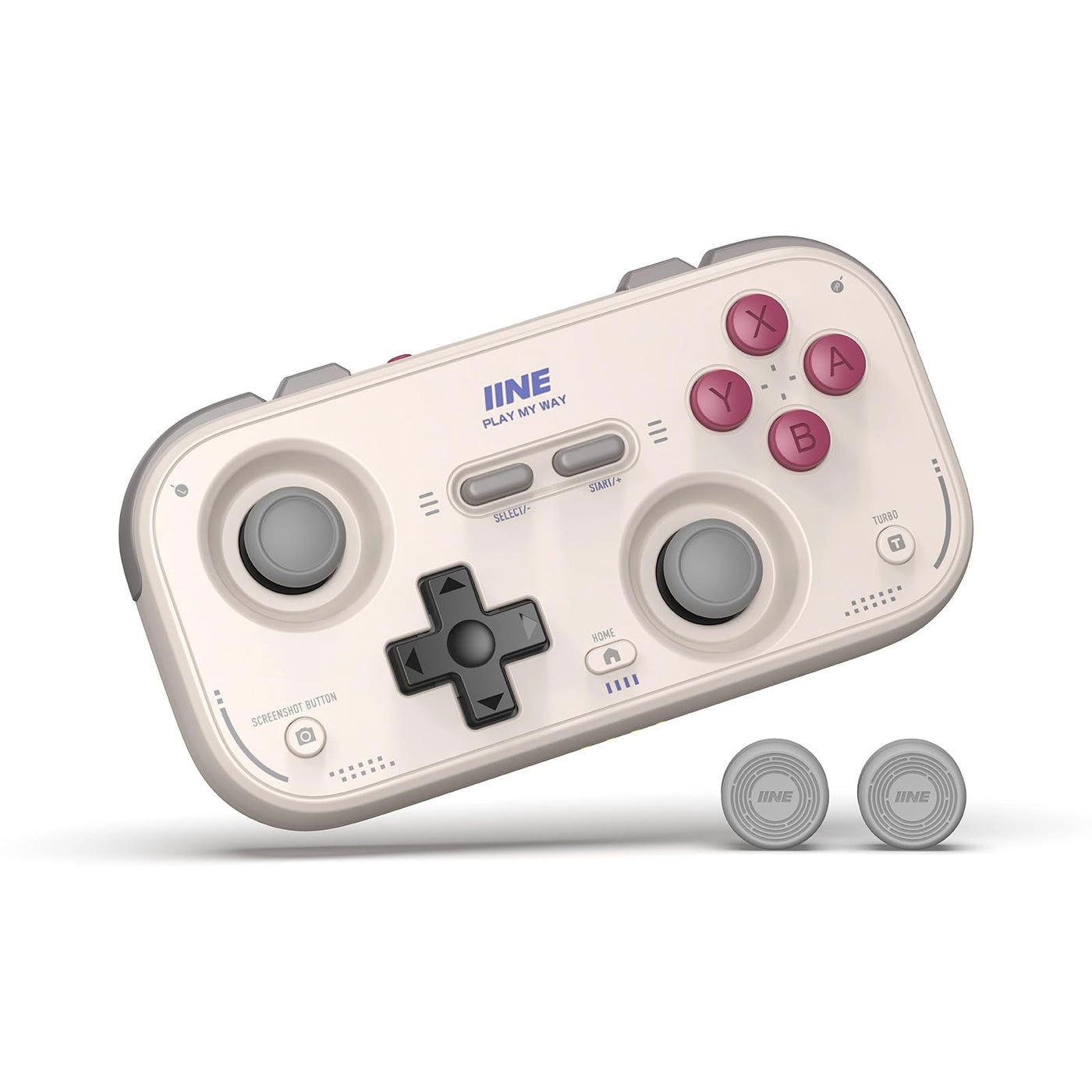 Retro Pocket Wireless Game Controller - Grey