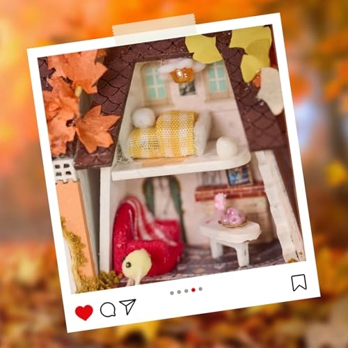 DIY Miniature Dollhouse Kit - Spring