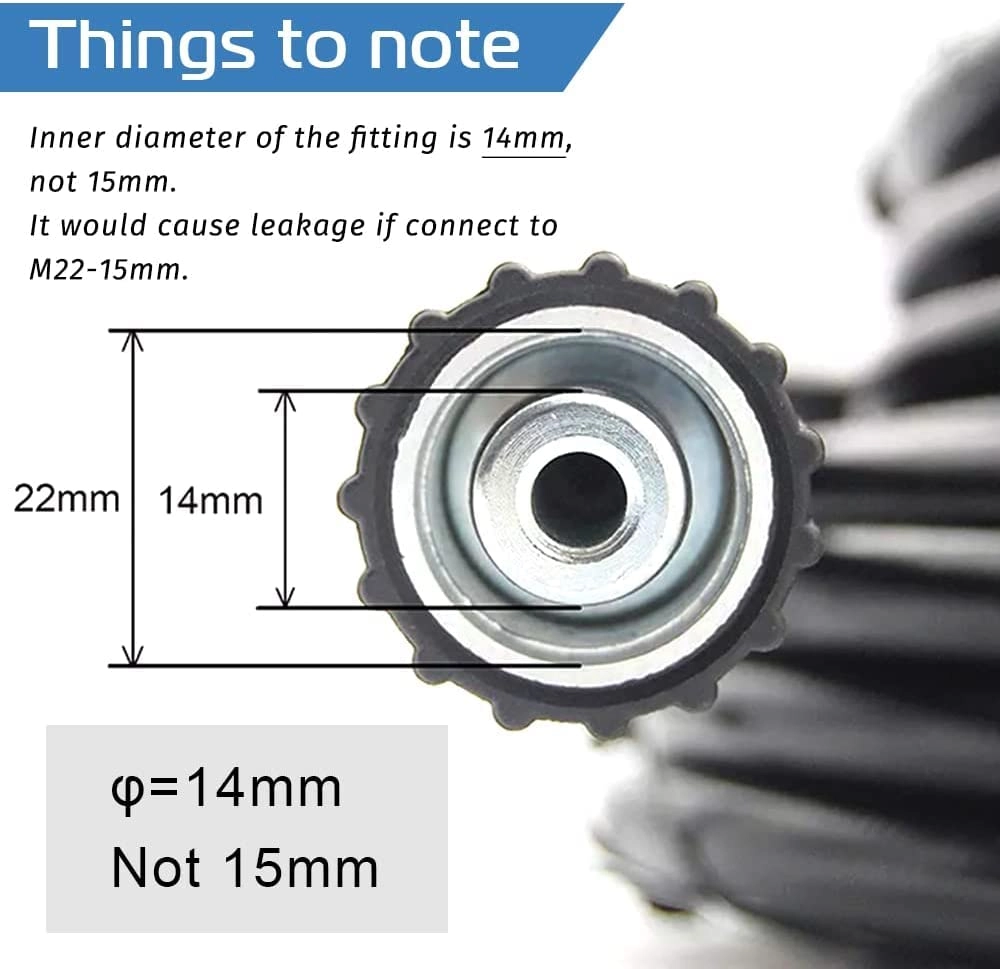 Pressure Washer Hose Pipe - 10 Meter 2500 PSI Heavy Duty