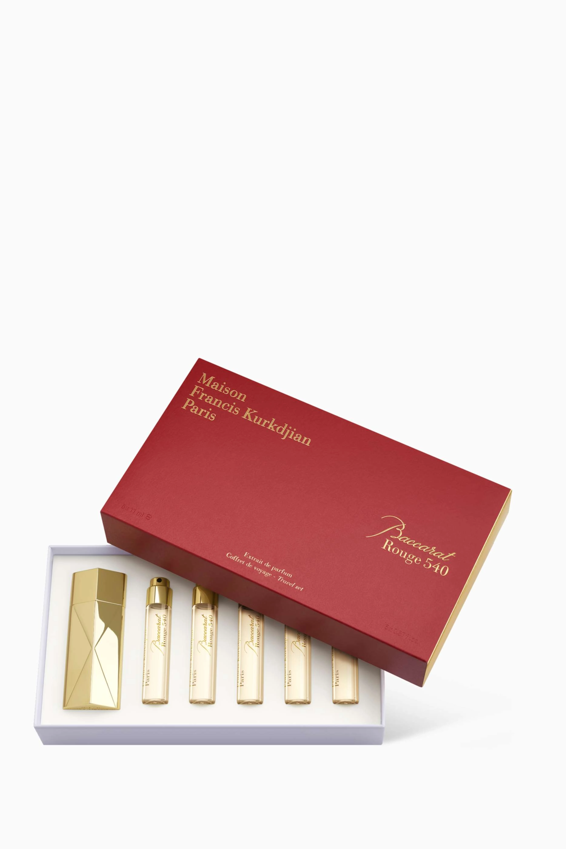 Maison Francis Kurkdjian Baccarat Rouge 540 - Extrait de Parfum 5 x 11ml Travel Set