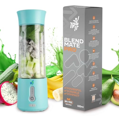 Blendmate Pro - Portable Blender USB-C 4000mAh Handle Lid (Grey)