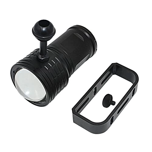 Diving Flashlight Holder - Aluminum black