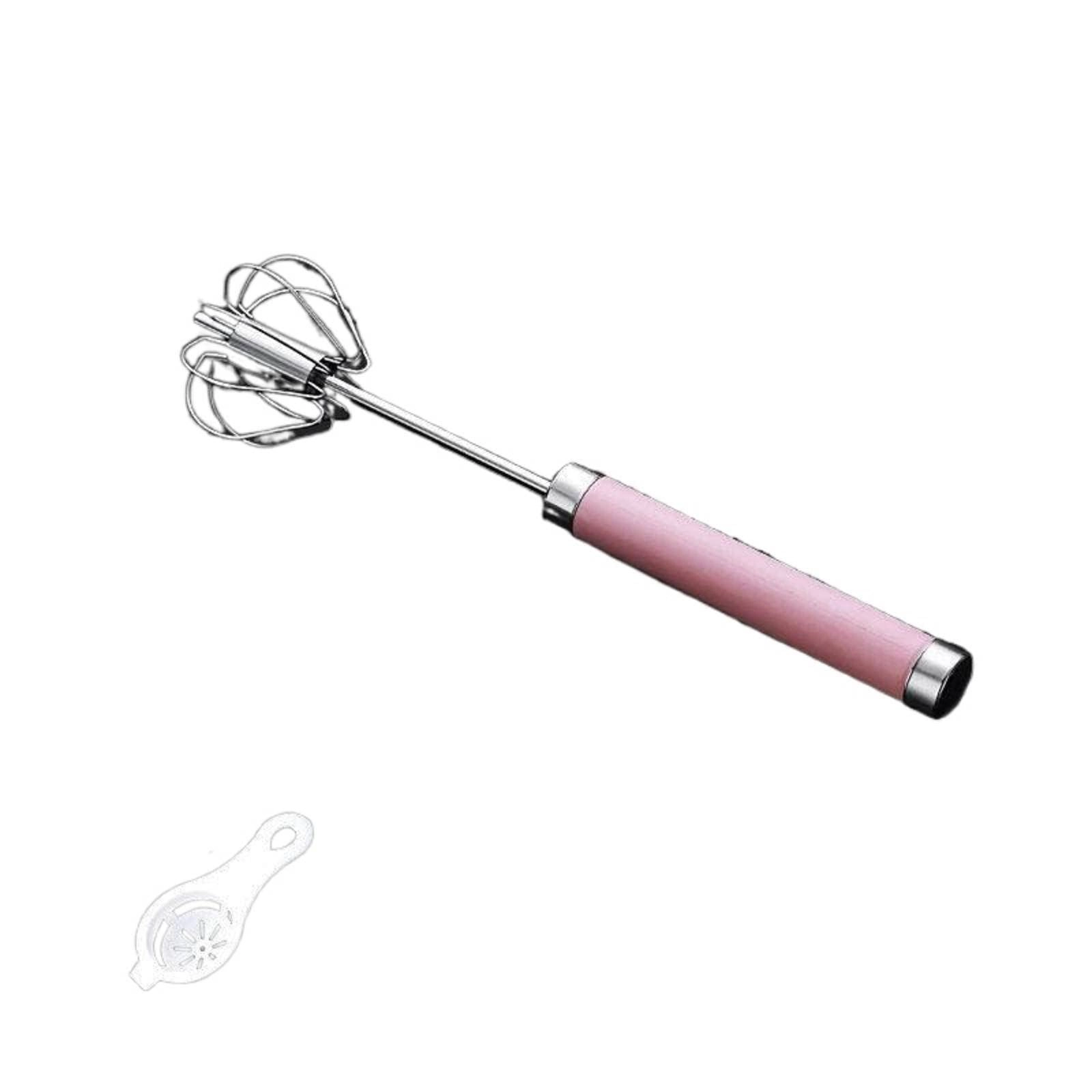 Handheld Semi-Automatic Kitchen Cream Beater - 35X7CM 304 Stainless Steel