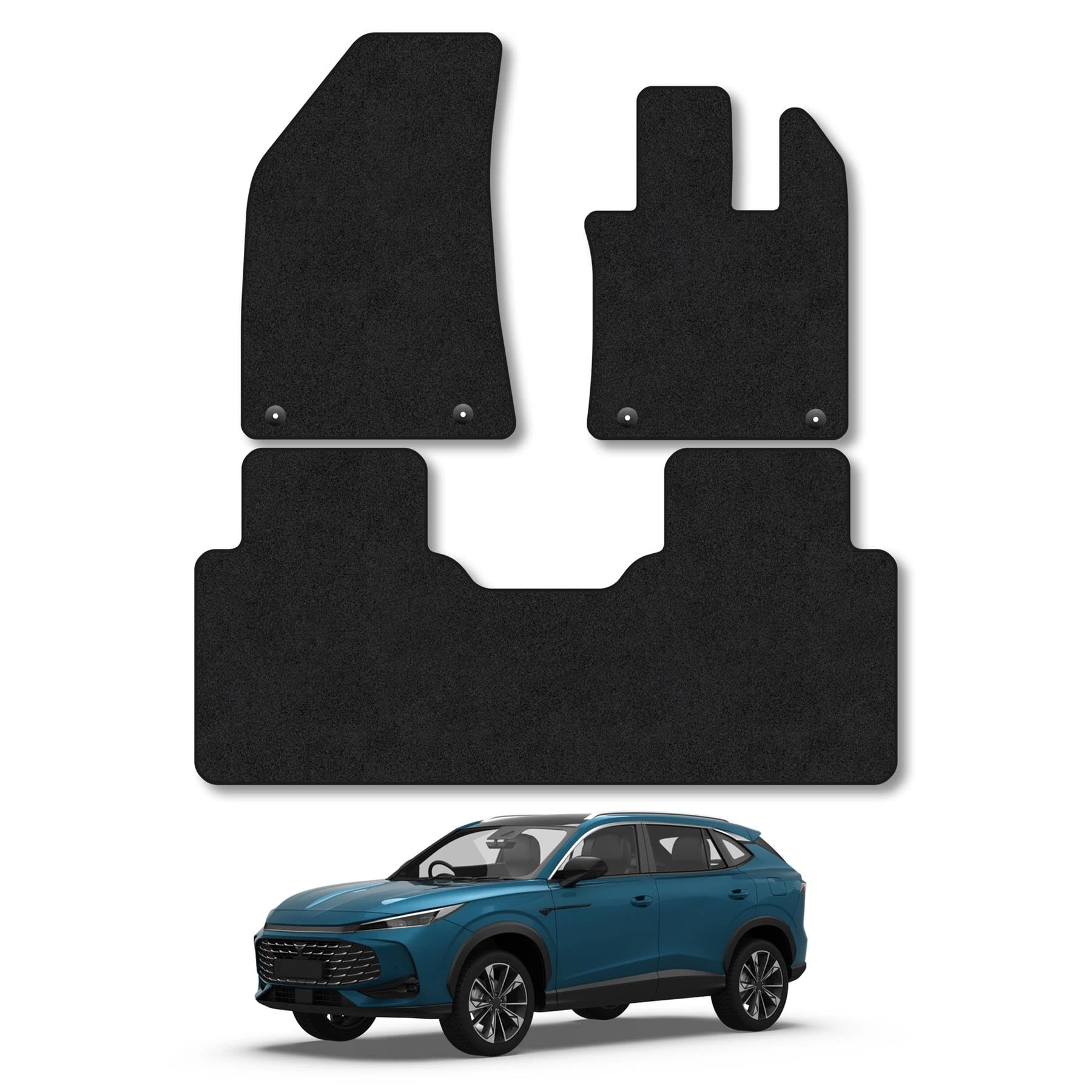 car mat co Car Mats Compatible with MG HS Manual - 2024+ Front Right